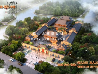 罗湖天福寺重建规划效果图